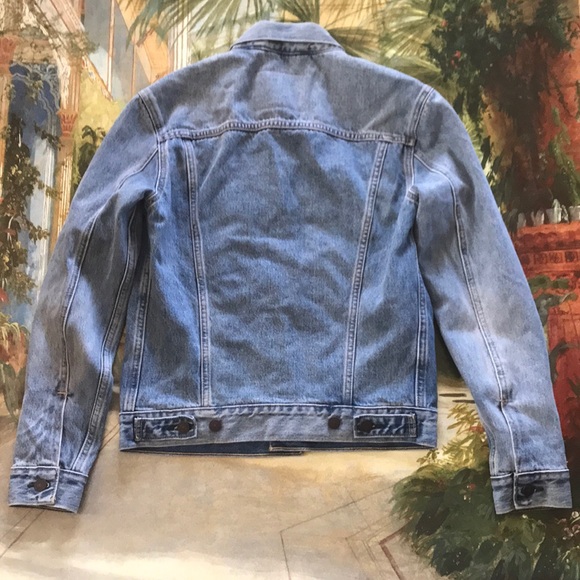 Levi’s Trucker Jean Jacket Waikiki lined sz S - Picture 5 of 10
